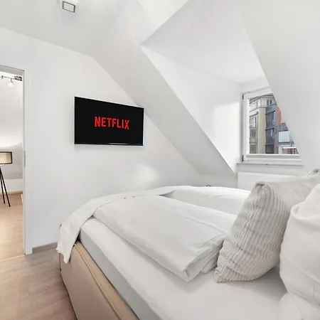 Malu - Im Stadtzentrum, Klima, Smarttv, Netflix, 24h Checkin 루드빅스부르크