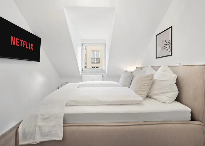 Malu - Im Stadtzentrum, Klima, Smarttv, Netflix, 24h Checkin Appartement Ludwigsburg